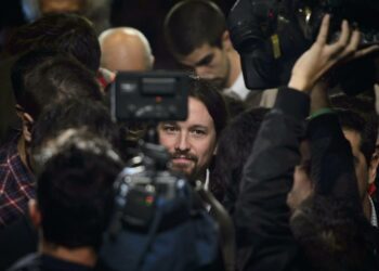 Podemosin johtaja Pablo Iglesias Madridissa 15. marraskuuta. Financial Timesin kolumnistin mukaan radikaalivasemmisto ainoana ajaa järkevää politiikkaa euroalueella.