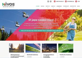 Nivos Oy muodostaa valtaosan Mäntsälän kuntakonsernin taloudesta. Kuvakaappaus yhtiön nettisivulta.