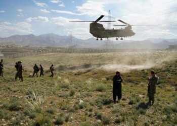 Yhdysvaltain joukkoja Afganistanissa viime kesänä otetussa kuvassa.