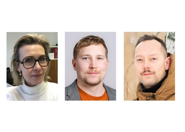 Nina Kreutzman, Johannes Hirvelä & Paavo Teittinen.