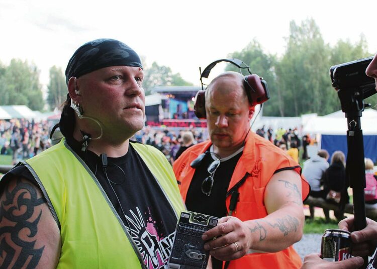 Jyri ”Jysky” Fredriksson (vas.) on tehnyt Puntala-rockia vuodesta 1989.