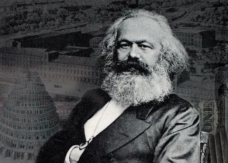 Karl Marx turvautui parodiaan ja satiiriin paljastaessaan kapitalismin sijoiltaan nyrjähtänyttä logiikkaa.