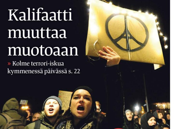 Perjantaina ilmestyneen Viikkolehden pääteema on terrorismi.