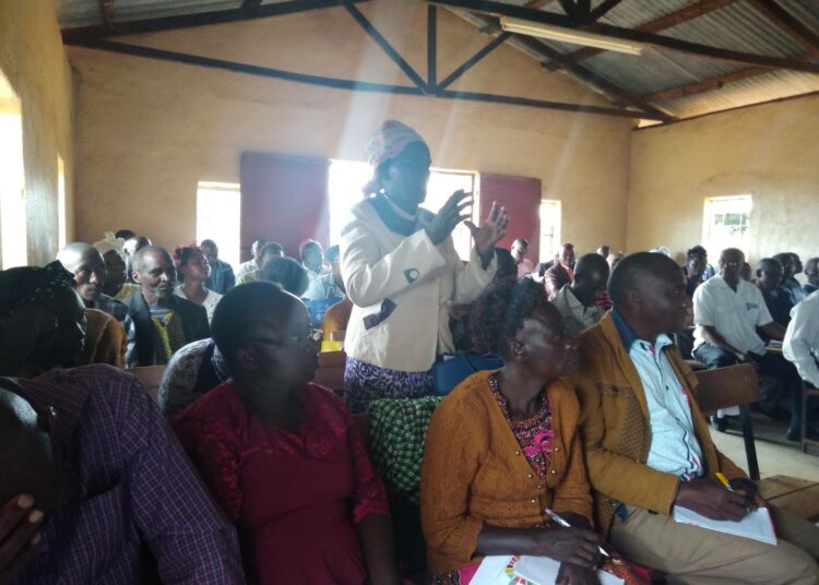 Kaikkien kenialaisten saamista mukaan kestävään kehitykseen pohdittiin Makuanin piirikunnan Kalawassa helmikuussa.