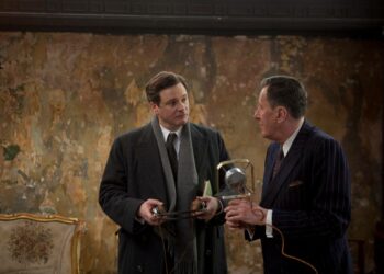 Colin Firth ja Geoffrey Rush tähdittävät tosipohjaista brittidraamaa Kuninkaan puhe.