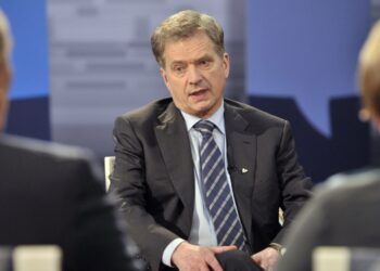 Kokoomuksen presidenttiehdokas Sauli Niinistö sai ay-liikkeen vastaansa.