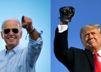 Varmaa on, että joko Joe Biden (vas.) tai Donald Trump valitaan presidentiksi. Kuka valinnan lopulta tekee, kansa vai korkein oikeus, on vielä auki.