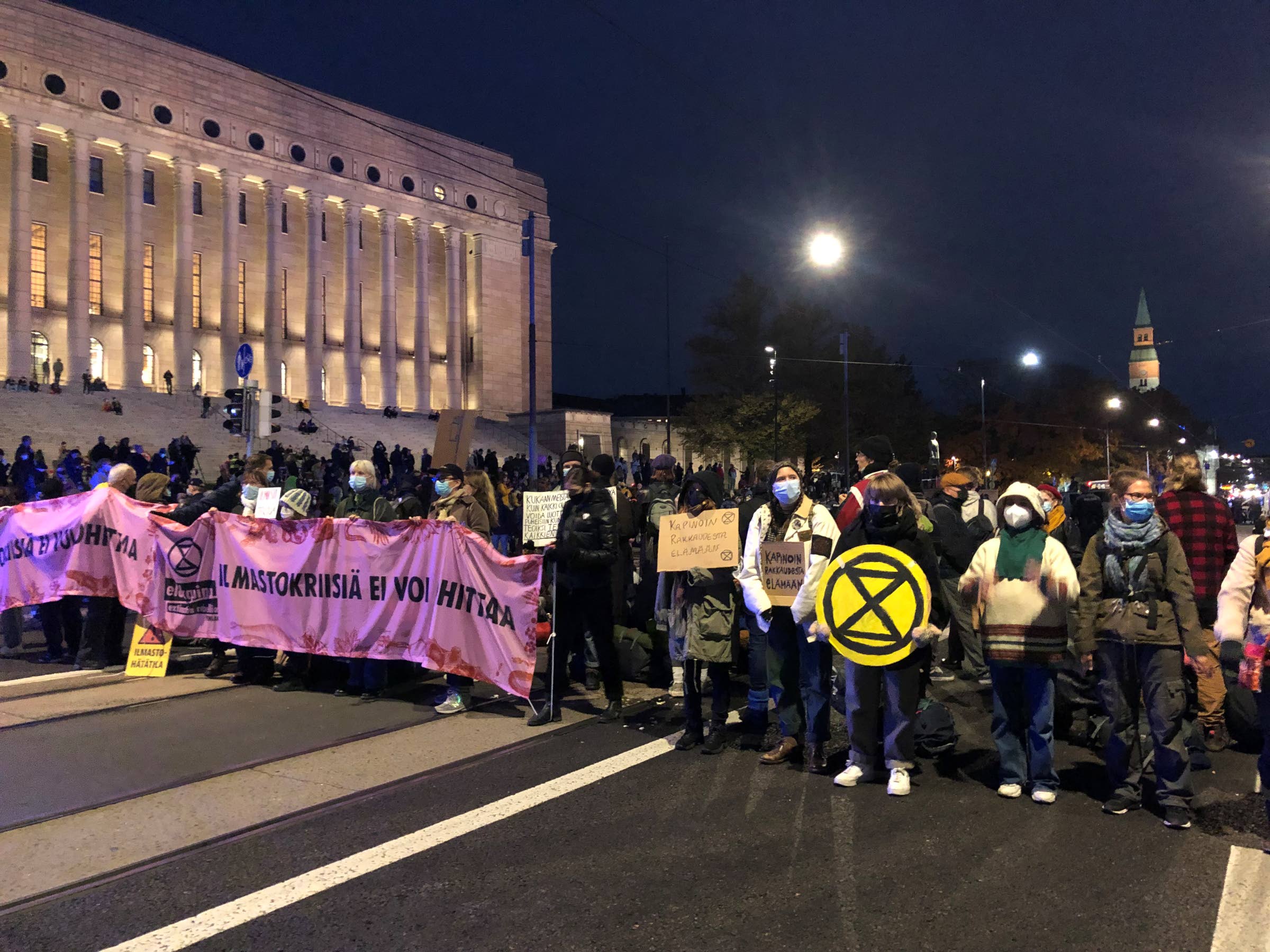 Elokapina Tukee Ammattiliittojen Ty taisteluja Luonnon Riisto On 