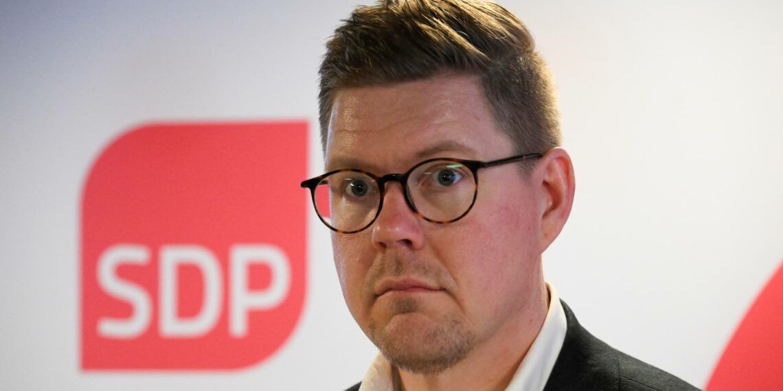 SDP:n puheenjohtaja Antti Lindtman.