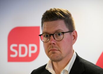 SDP:n puheenjohtaja Antti Lindtman.