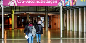 Hollannissa järjestettiin yleinen rokotuspäivä viime lokakuussa. Kuva Amsterdamista.