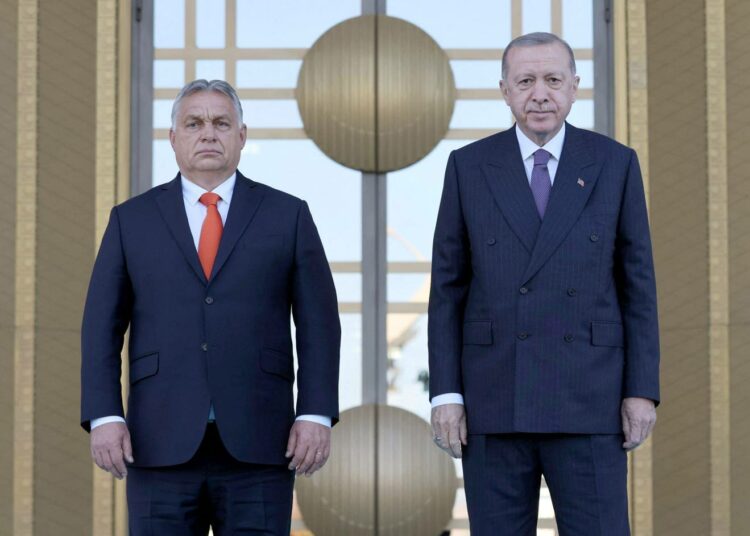 Unkarin pääministeri Viktor Orbán tapasi Turkin presidentin Recep Tayyip Erdoganin marraskuussa Ankarassa. Kumpikin näistä Nato-maiden johtajista on ansiokkaasti rapauttanut maansa demokratiaa.
