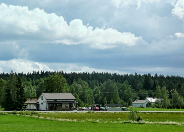 Syntyvyyden laskun ohella myös palvelujen saatavuus on laskussa. Kyläkauppojen määrä on laskenut 80-luvun useasta tuhannesta alle kahteensataan. Kuvassa Letkun Puoti Tammelassa.