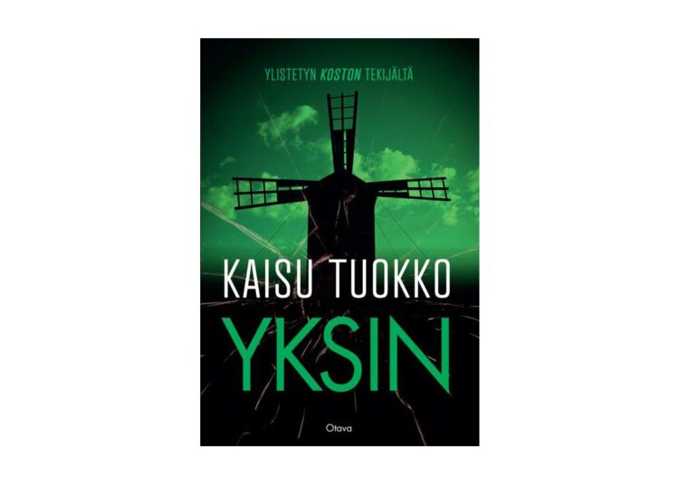 Kaisu Tuokon toisen dekkarin kansi henkii yliampuvasti kauhun tunnelmaa.