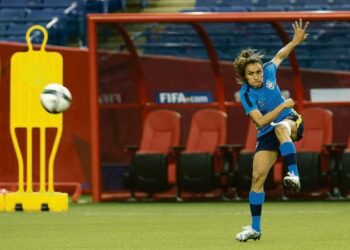Naisten MM-kisojen supertähti on Brasilian Marta.