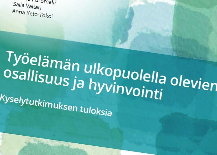 THL:n raportti avaa työelämän ulkopuolella olevien maailmaa tutkitusti.