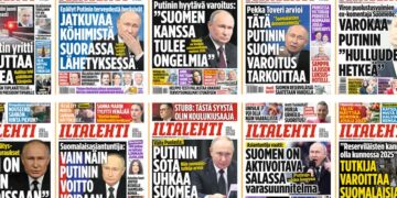 Joulukuussa ilmestyi 23 painettua Iltalehteä, niistä 19:n kannessa on Putin.