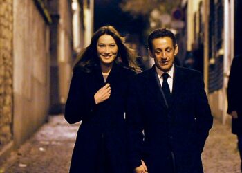 Carla Bruni-Sarkozy ja Nicolas Sarkozy.
