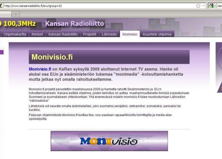 Monivisio.fi on KaRan syksyllä 2009 aloittanut Internet TV asema.