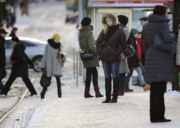 Pakkaspäivä Helsingissä 26. marraskuuta.