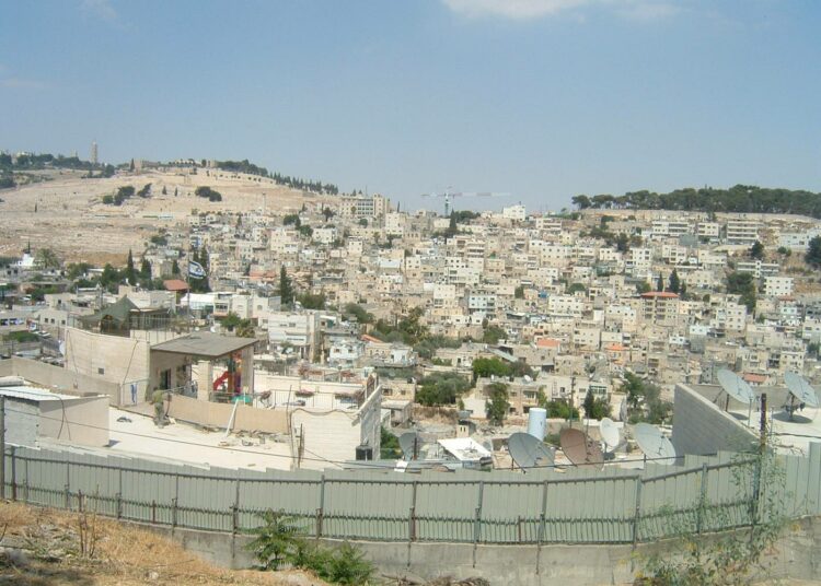 Israelin siirtokunta miehitetyssä Itä-Jerusalemissa.