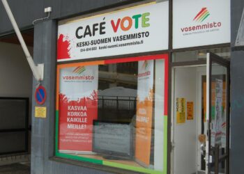 Vasemmistoliiton vaalistartin yhteydessä pidetään myös Jyväskylän keskustassa Café Voten viralliset avajaiset.