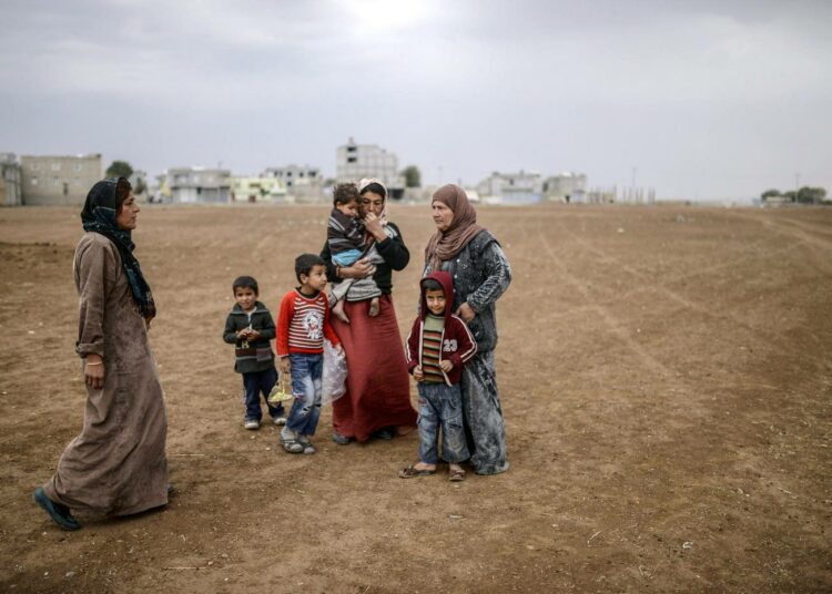 Vain pieni osa syyrialaispakolaisista Turkissa on päässyt hyvin varustelluille leireille. Kuva Surucin pakolaisleiristä.