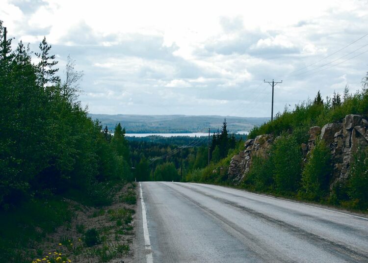 Päijänteen Syvälahti näkyy korkean Vaarunvuoren päältä.