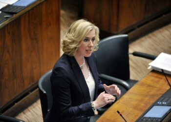 SDP:n puheenjohtaja Jutta Urpilainen.