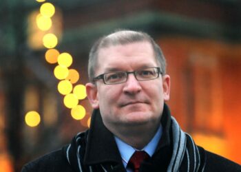Metalliliiton puheenjohtaja Riku Aalto.