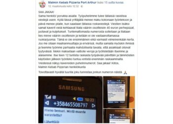 Pizzayrittäjä on saanut paljon tukea ja myötätuntoa julkaisun kommenteissa.