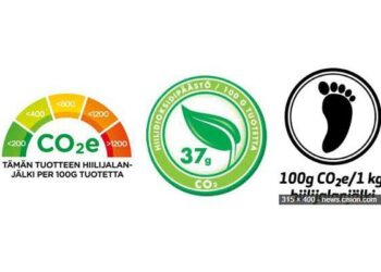 Elintarvikkeiden CO2-merkissä pitää mainita, paljonko tuotteen valmistaminen on vapauttanut ilmakehään hiilidioksidia jokaista 100 grammaa kohden.