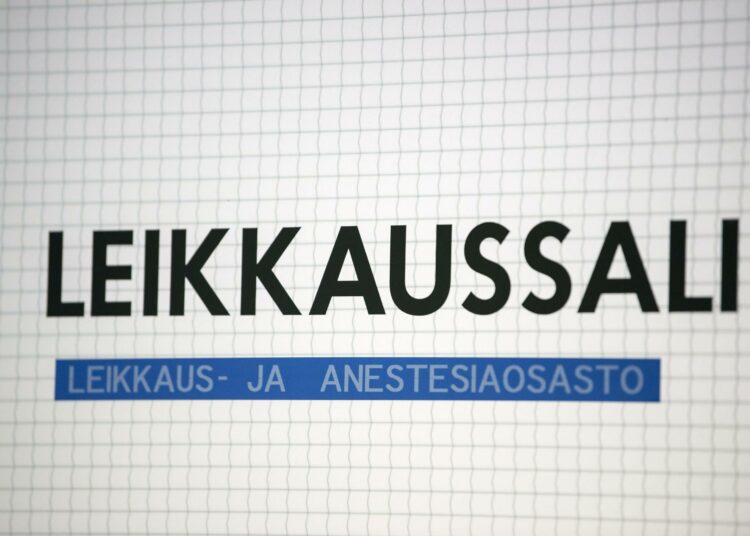 Länsi-Pohjan keskussairaalan leikkaussali Kemissä.