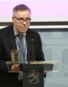 Valtiovarainministeriön kansliapäällikkö Juha Majanen kehysriihineuvotteluiden tiedotustilaisuudessa Helsingissä 23. huhtikuuta.