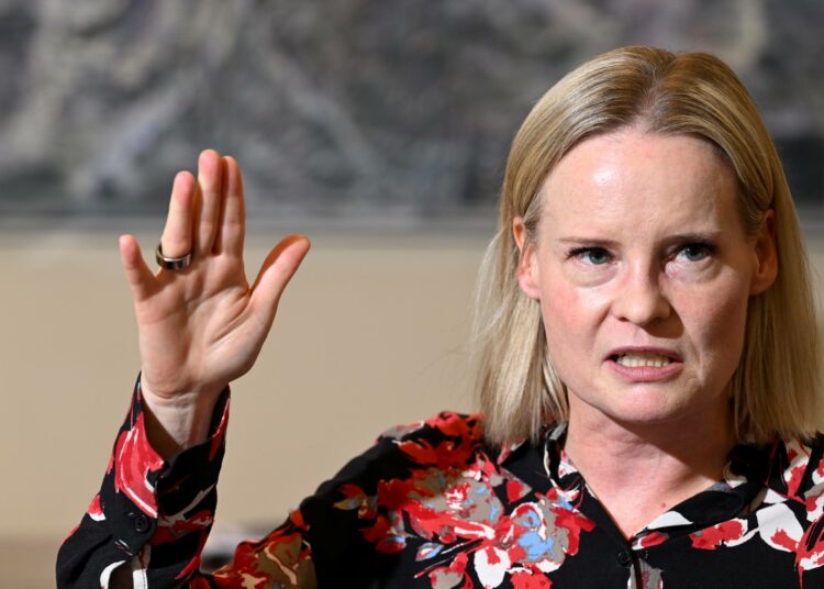 Valtiovarainministeri Riikka Purra