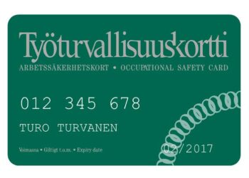 Työturvallisuuskortin uudistuksessa on otettu huomioon myös muiden korttijärjestelmien sisältöjä.