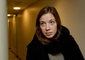 Vasemmistoliiton puheenjohtaja Li Andersson.