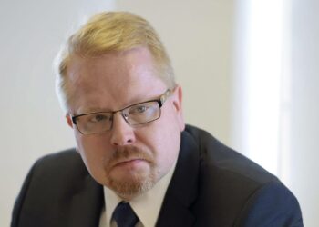 Sisäministeriön kansliapäällikkö Ilkka Salmi.