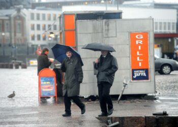 Etelässä on luvassa musta ja märkä joulu.