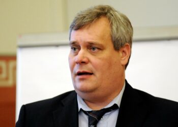 Ammattiliitto Pron puheenjohtaja Antti Rinne.