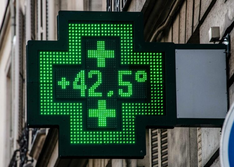 Pariisissa rikottiin heinäkuun 25. päivänä mittaushistorian lämpöennätys.