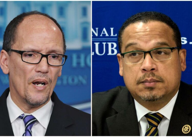 Tom Perez (vas.) voitti äänin 235–200 Yhdysvaltain demokraattien johtajavalinnan.