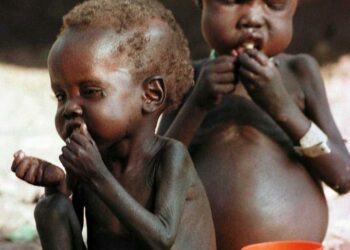 Sudanissa oli nälänhätä 1998.