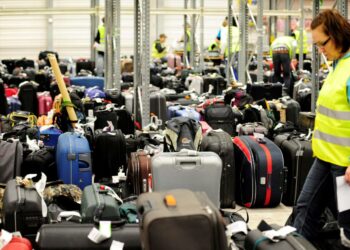 Lähtöselvitys- ja kuormausyöntekijät järjestivät viime viikolla neljän päivän työnseisauksen, joka ruuhkautti ja osin pysäytti Helsinki-Vantaan tavaraliikenteen. Kuva on otettu Finnairin varastossa 4. joulukuuta.