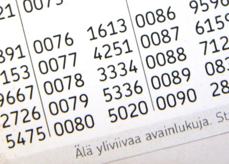 Kännykkävarmenteen kanssa ei tarvita pankkien tunnuslukulistoja, mutta pankkiasiointia varten niitä voidaan tarvita jatkossakin.