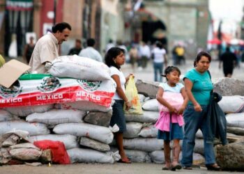 Levottomuus Meksikon Oaxacan osavaltiossa on jatkunut kauan. Kuva osavaltion samannimisestä pääkaupungista vuodelta 2006.