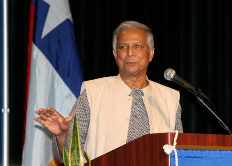 Muhammad Yunus on rauhannobelisti vuodelta 2006.