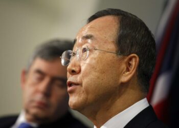 YK:n pääsihteeri Ban Ki Moon.
