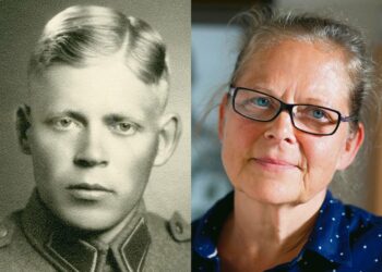 Isä Paavo Virtanen ja tytär Sisko Laukkanen