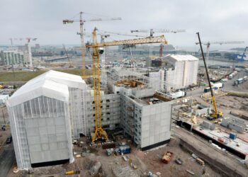 Helsingin Jätkäsaareen rakennetaan kerrostalokorttelia.